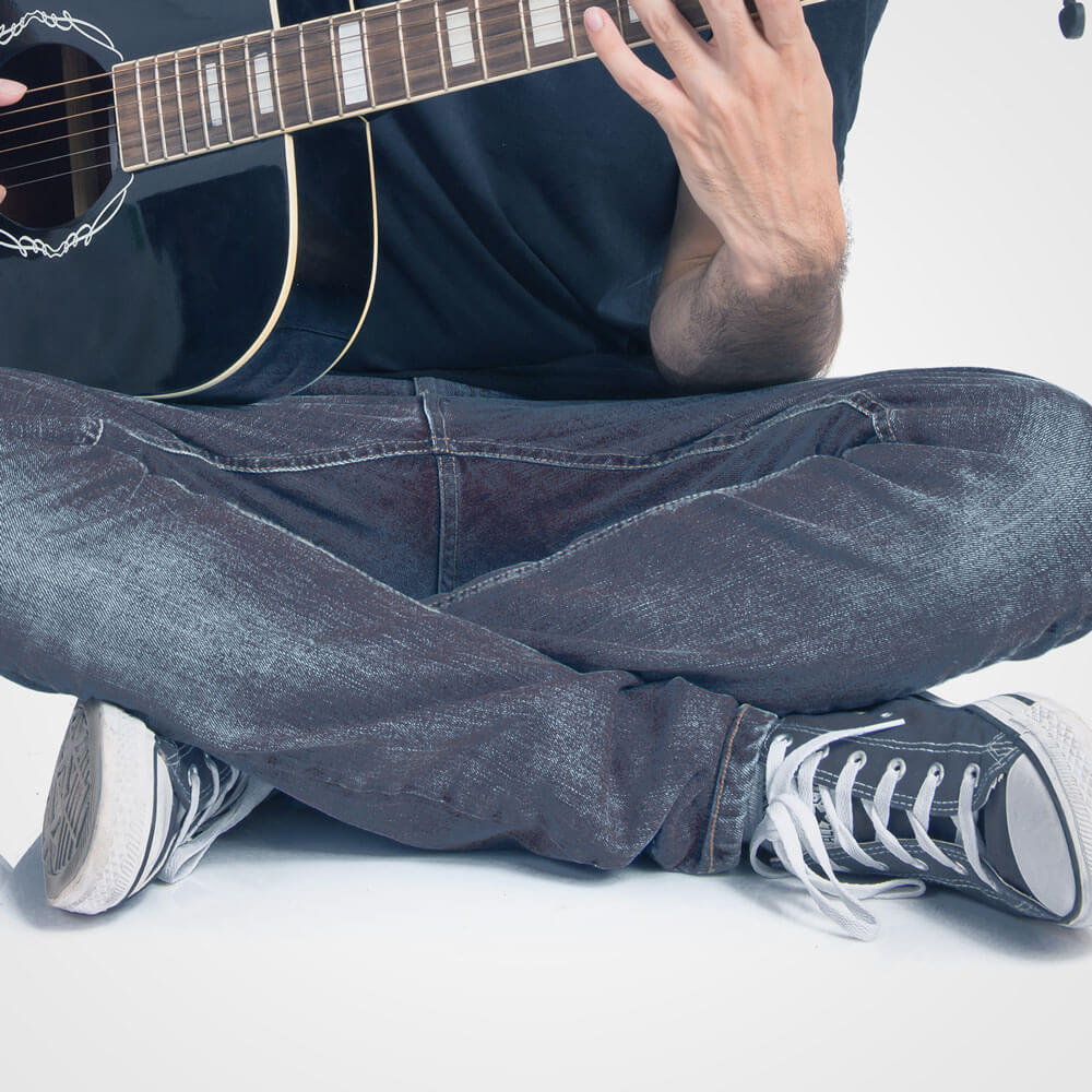 Black Washed Jeans - Image 2