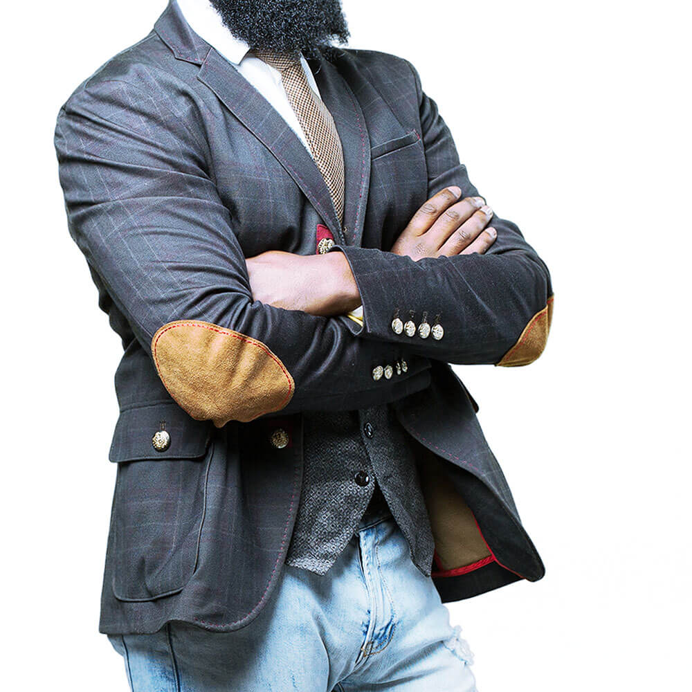 Brown Blazer Jacket - Image 2