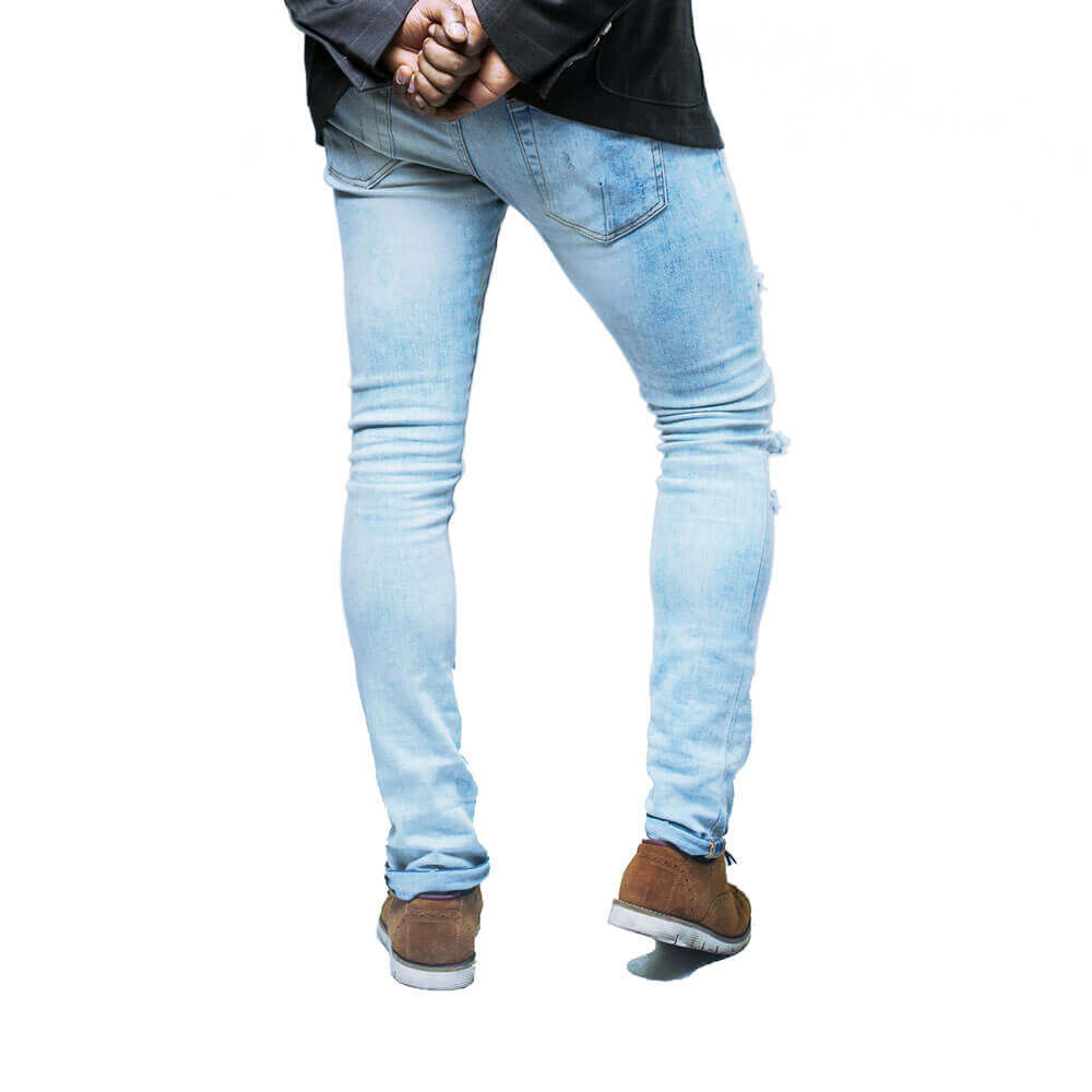 Torn Blue Jeans - Image 3